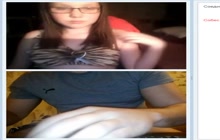 Young girl on videochat random roulette